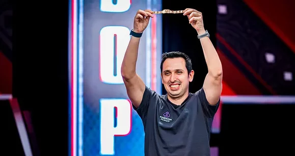 Sergio Aido obtuvo su segundo brazalete y ganó el mayor premio online de España